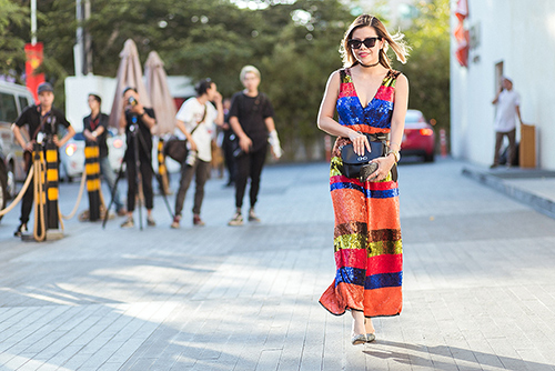 Street style Tuần thời trang quốc tế Việt Nam đẹp như Paris