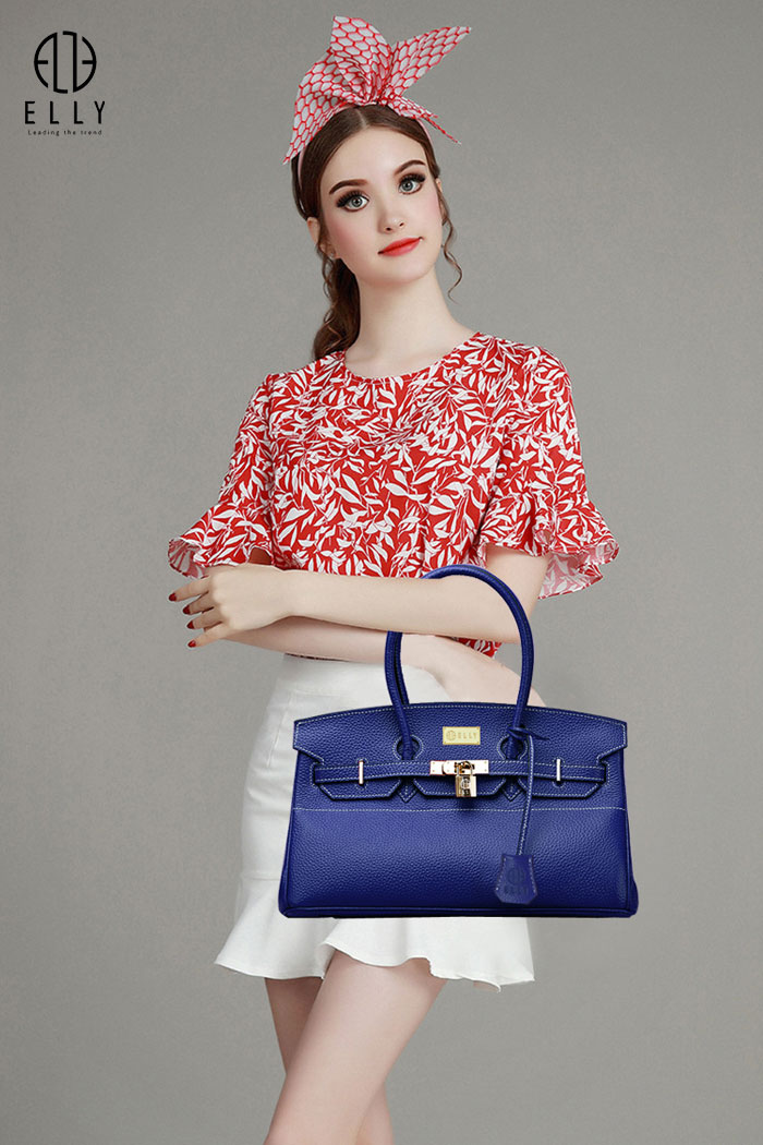 tui xach da that mau xanh duong