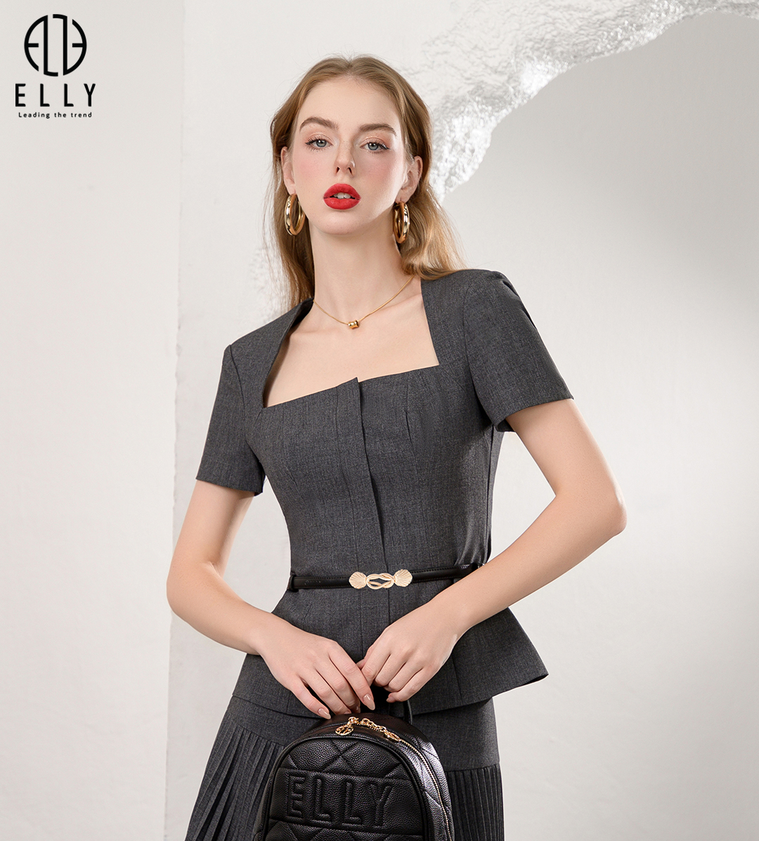 Dây lưng nữ cao cấp da thật ELLY – ED11