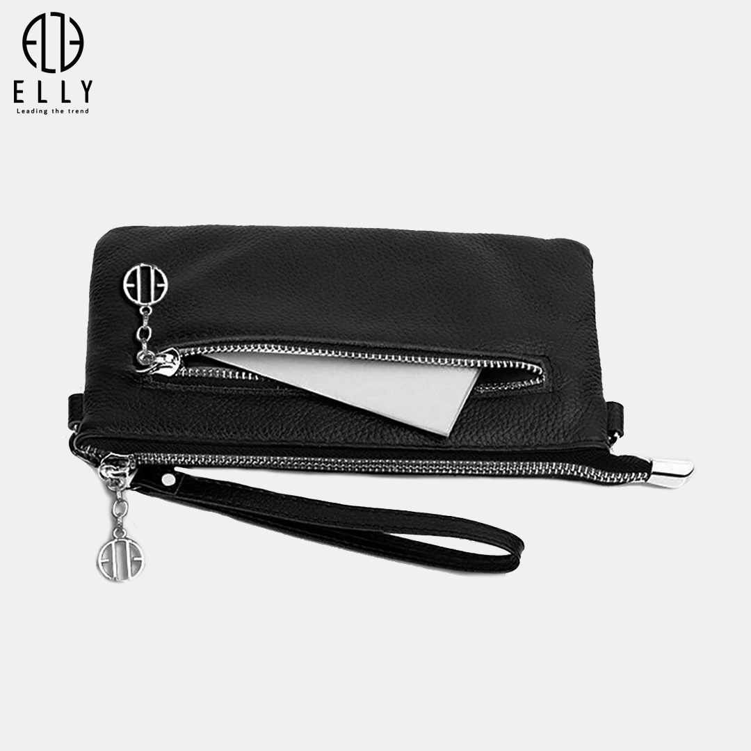 tui clutch nu cao cap da that elly ec18 1 3