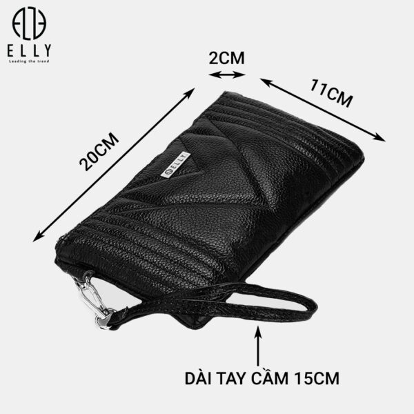 tui clutch nu cao cap da that elly ec18 20 2