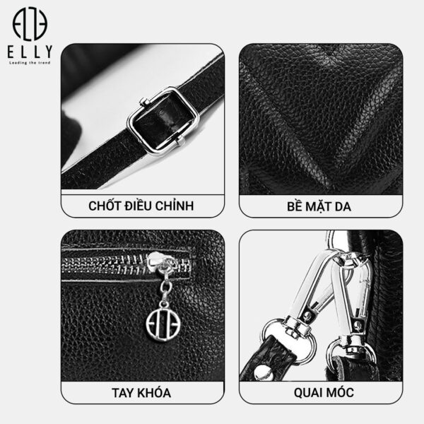 tui clutch nu cao cap da that elly ec18 11 3