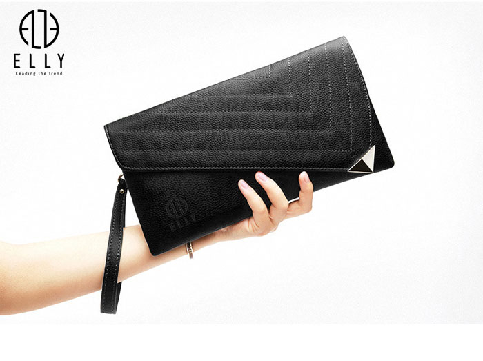 Tui clutch nu cao cap da that ELLY EC13 19