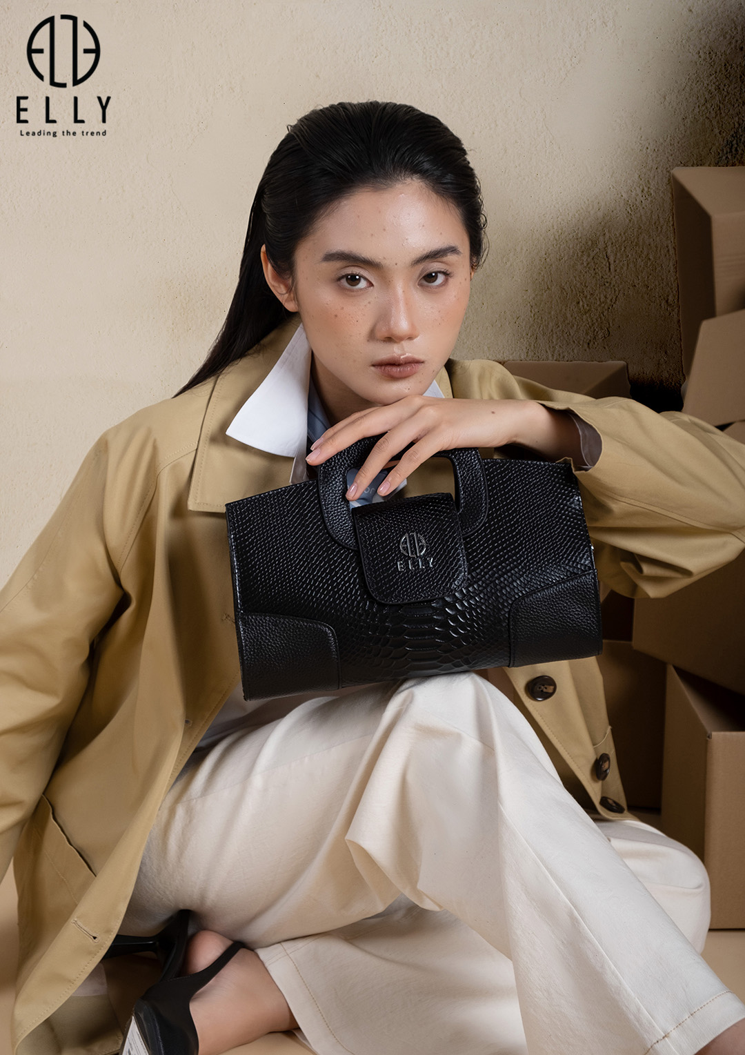 tui clutch nu cao cap da that elly ec37 2 1