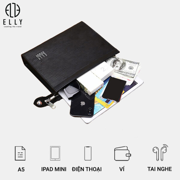 Túi clutch nam da thật ELLY HOMME – ECM4