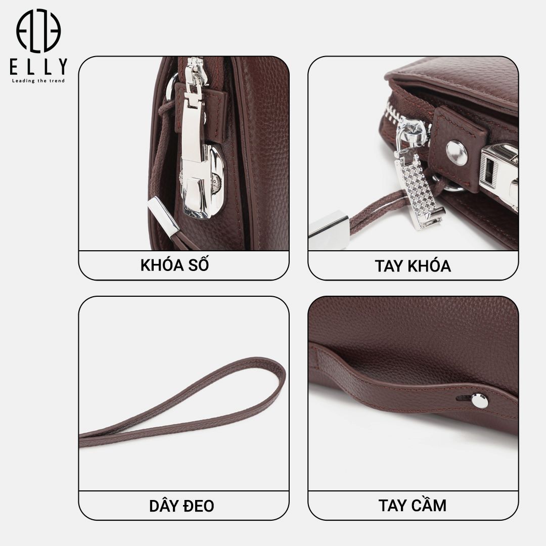 tui clutch nam cao cap da that elly ecm6 33