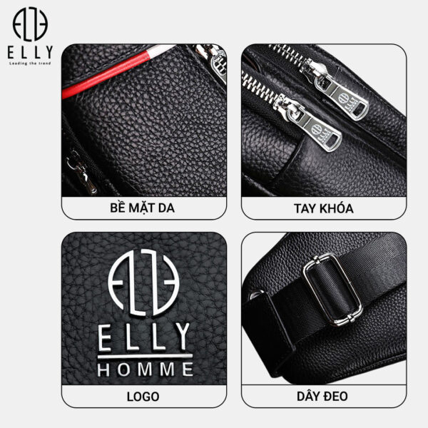 Túi xách nam cao cấp da thật ELLY HOMME – ETM11