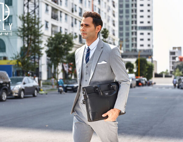 Túi xách nam cao cấp da thật ELLY HOMME – ETM9