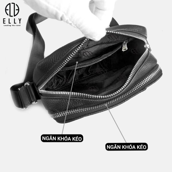 Túi xách nam cao cấp da thật ELLY HOMME – ETM6