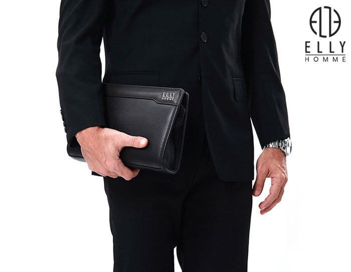 Tui clutch nam cao cap da that ELLY ECM5 31