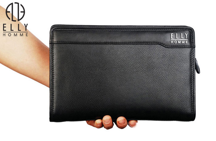 Tui clutch nam cao cap da that ELLY ECM5 15