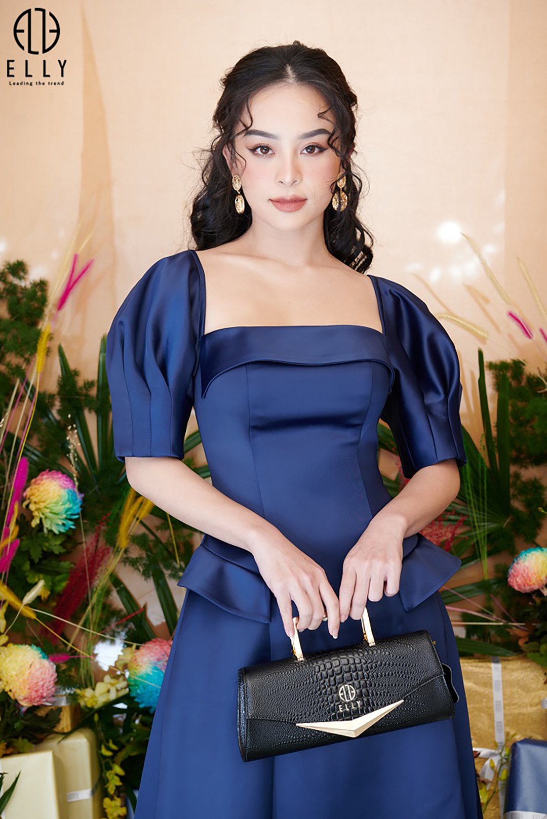 tui clutch nu cao cap da that elly ec38 16 2