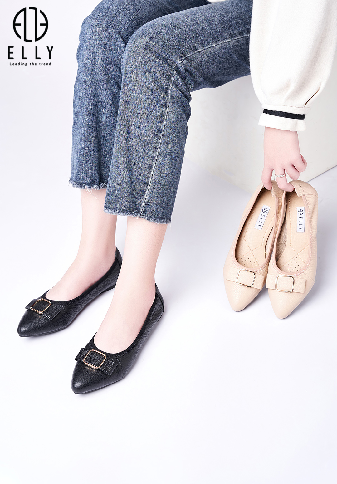 giay nu cao cap da that elly egt102 13