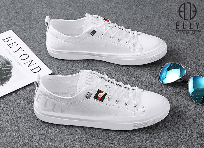 Giày nam sneaker da thật ELLY HOMME - EGTM19
