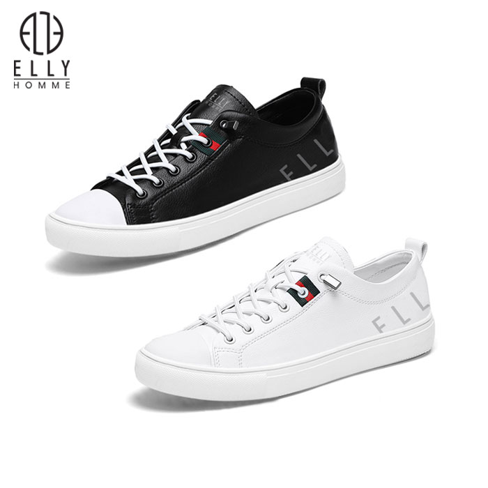 Giày nam sneaker da thật ELLY HOMME - EGTM19