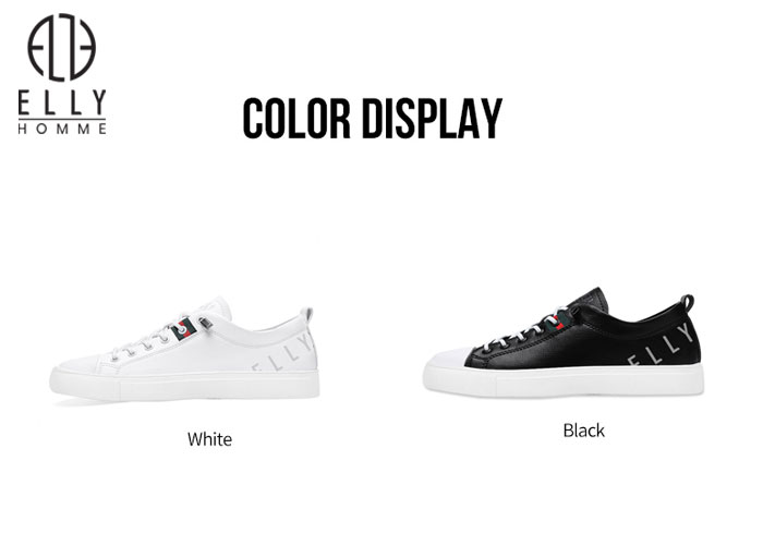 Giày nam sneaker da thật ELLY HOMME - EGTM19
