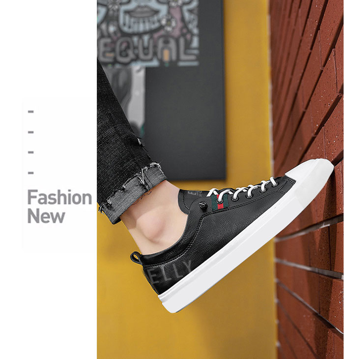Giày nam sneaker da thật ELLY HOMME - EGTM19