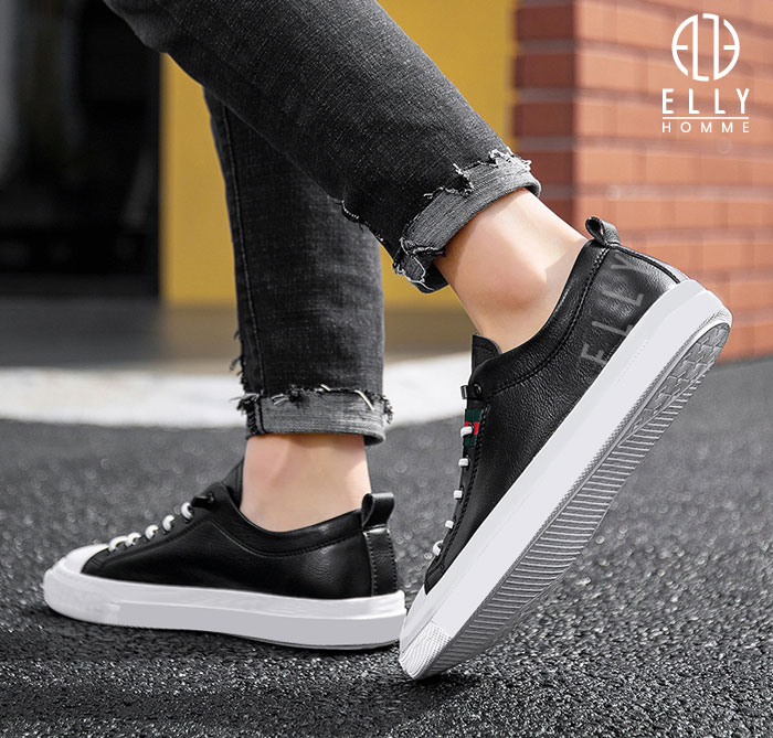 Giày nam sneaker da thật ELLY HOMME - EGTM19