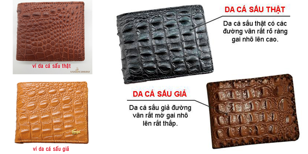 Cách phân biệt ví da cá sấu thật hay giả dành cho các quý ông.1