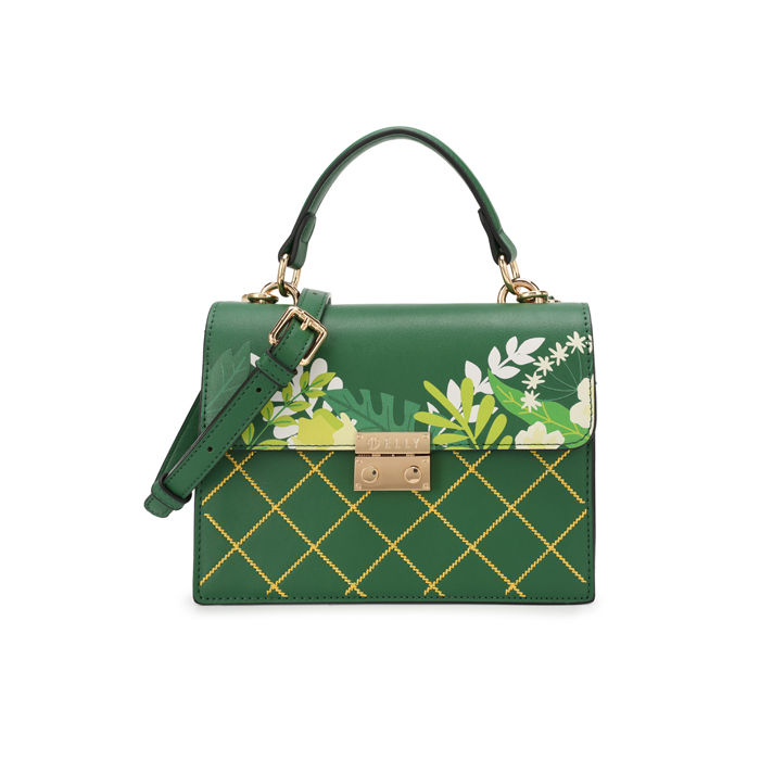 Túi xách nữ thời trang cao cấp ELLY- EL166 – Xanh