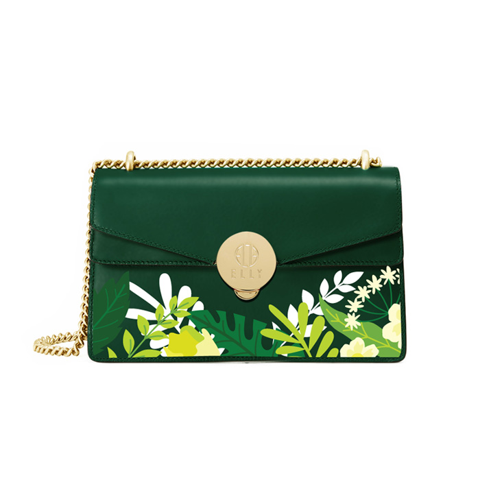 Túi xách nữ thời trang cao cấp ELLY-EL190 – Xanh