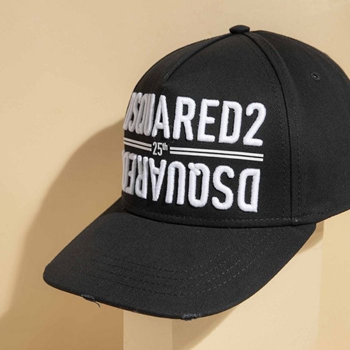 Mũ Dsquared2 Black 25th Anniversary Baseball Cap Màu Đen