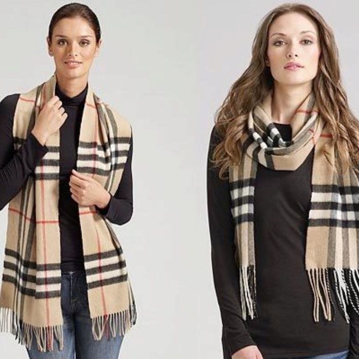 Thương hiệu khăn choàng cổ Burberry