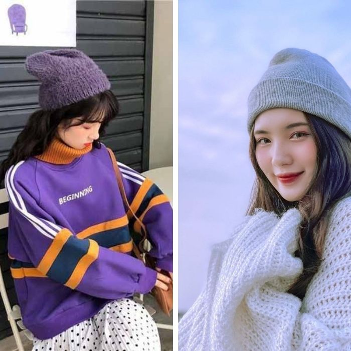 3 cach phoi do cung mu benie nu chuan phong cach han