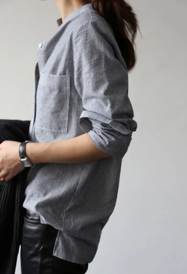 tham khao nam cach xan tay ao so mi nu don gian va gon gang.5