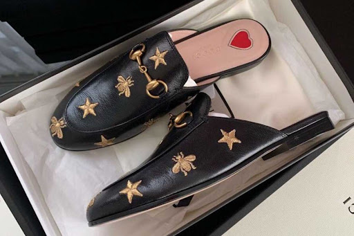 top 6 mau giay den cuc cuon hut cua gucci.6