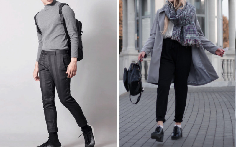 5 cach phoi quan xam voi ao mau dep nhat hien nay.4