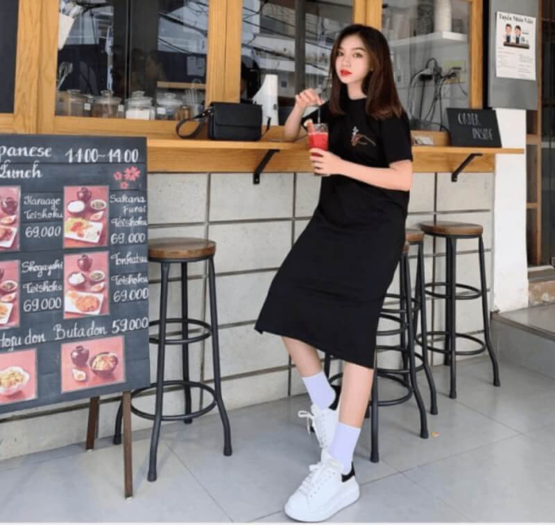 cach phoi giay voi vay den ma nang sanh dieu khong nen bo qua.6