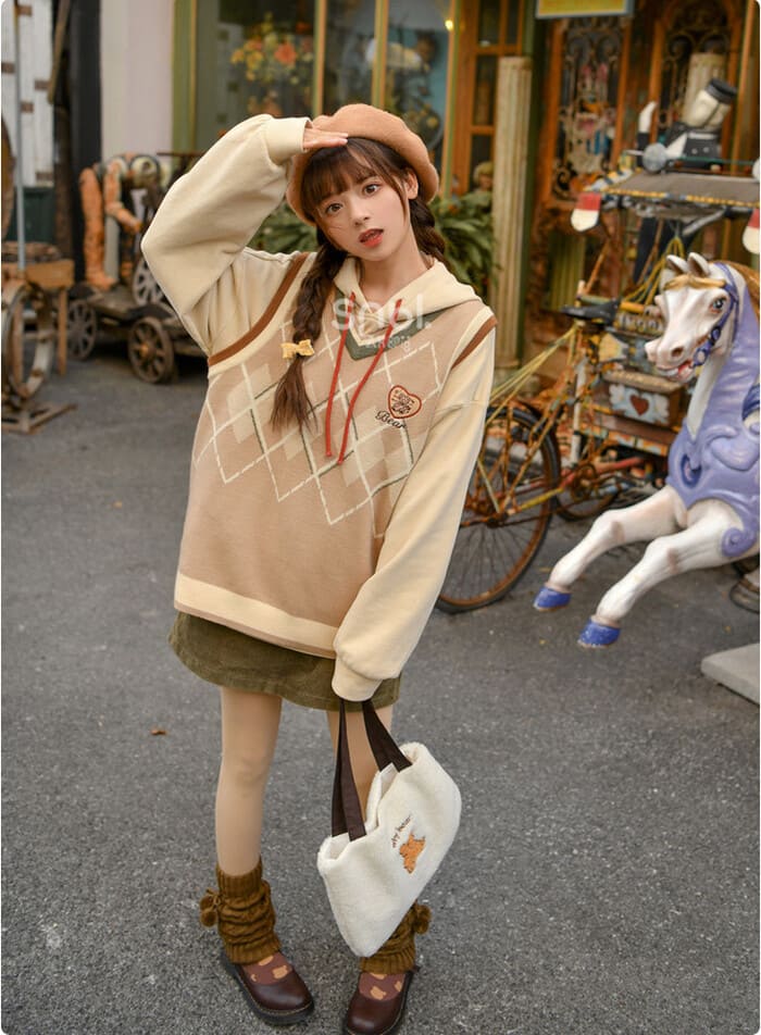 mach nang cach phoi do voi ao gile cuc xinh chuan han quoc.8