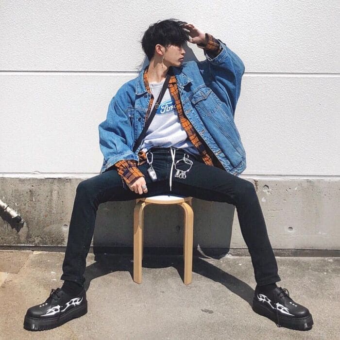 nhung luu y trong cach phoi do voi ao khoac jean nam.7