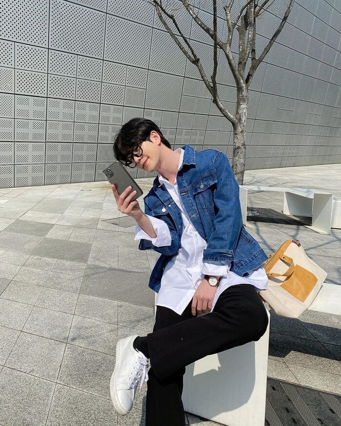 nhung luu y trong cach phoi do voi ao khoac jean nam.3