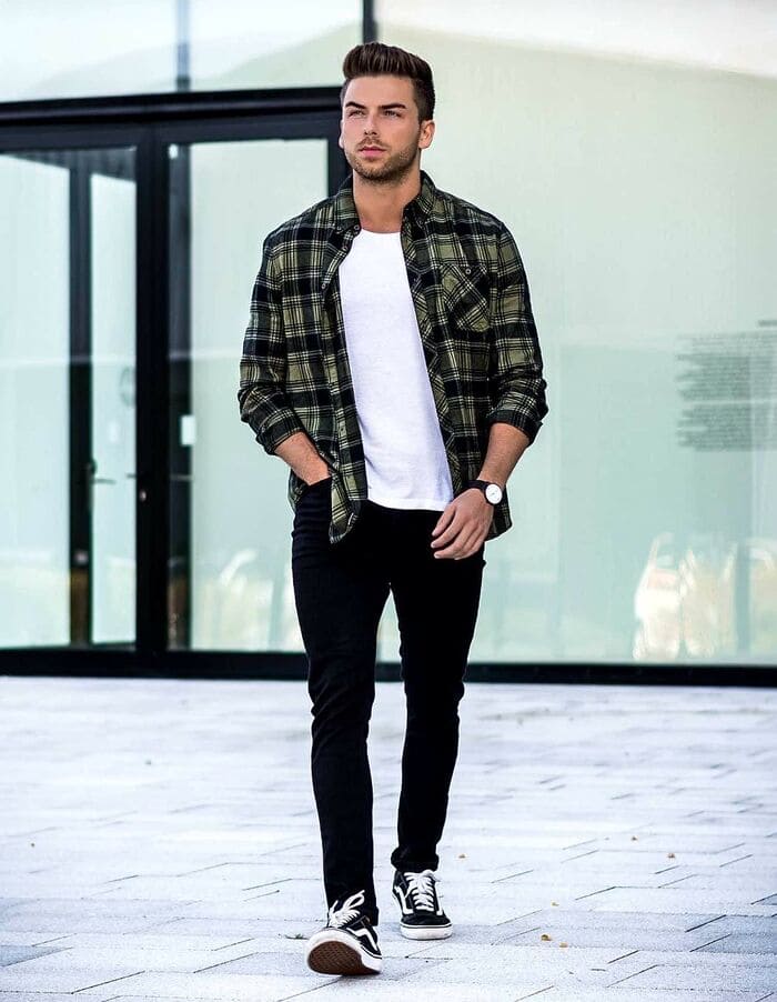 hoc cach phoi do voi ao thun tay dai nam cho mua dong sap toi.2