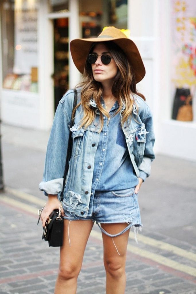 hoc cach phoi do voi ao jeans nu dep trong moi hoan canh.3