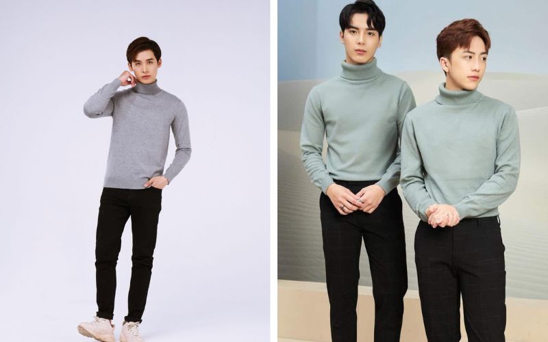 tim hieu ve ao len co lo nam nhung cach phoi do voi ao len co lo nam.7