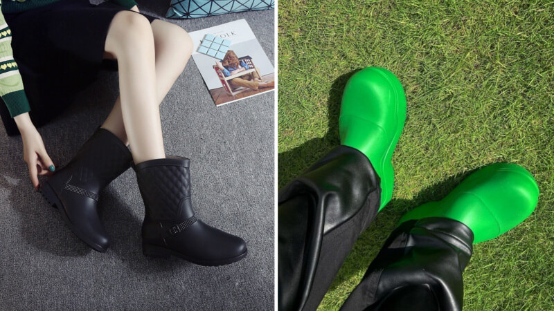 tim hieu ve boot cao su va cach phoi do nang tam phong cach thoi trang.2