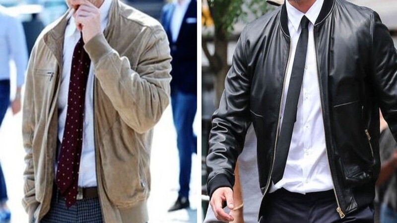 hoc cach phoi do voi ao bomber nam nu khi mua dong den.4