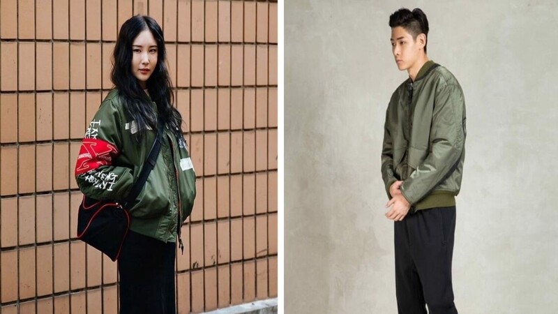 hoc cach phoi do voi ao bomber nam nu khi mua dong den.1