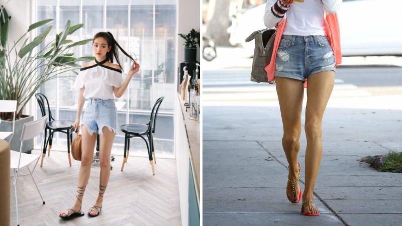 goi y nhung doi giay phu hop nhat khi phoi voi quan short.3