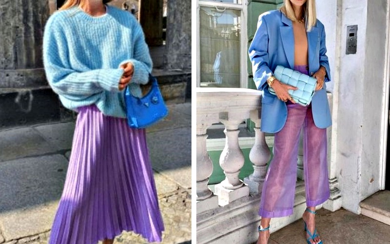 phoi do cuc dinh voi trang phuc mau tim trendy.7