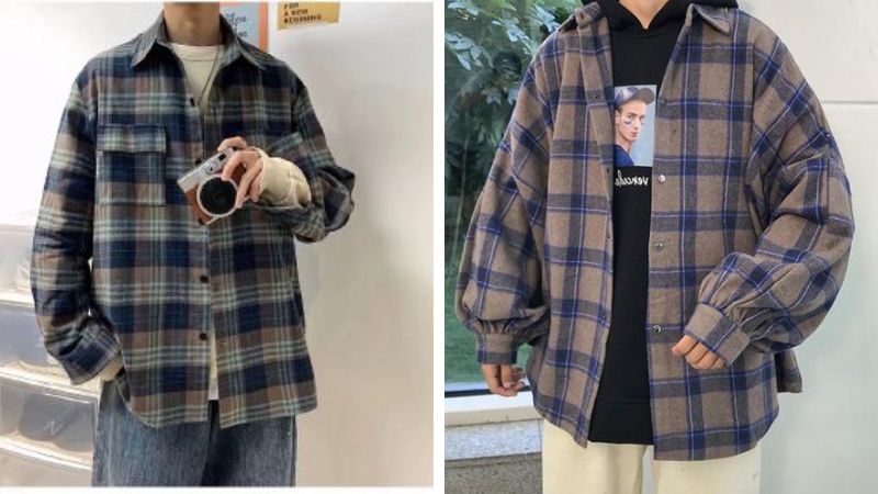 phoi do phong cach tre trung voi flannel shirt.5