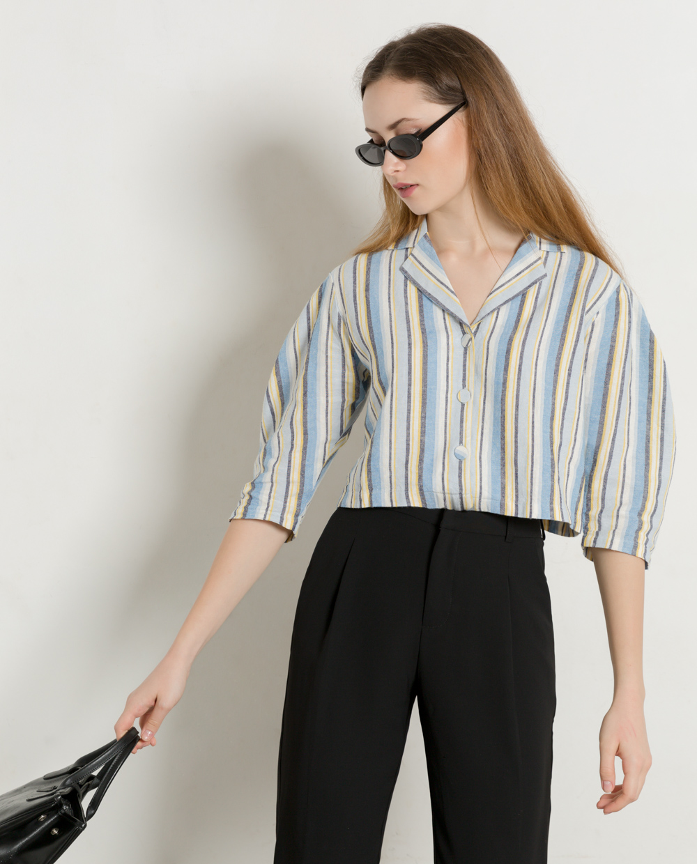 cach phoi quan tay voi ao so mi chuan thanh lich cho nang.6