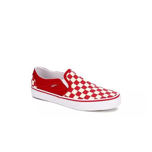 vans slip on checkerboard do doc dao thu hut gioi mo dieu.2