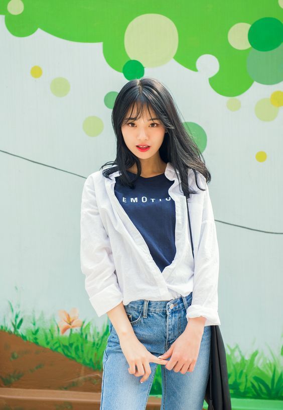 goi y nang ban mix match hoan hao cua ao so mi va ao thun.3