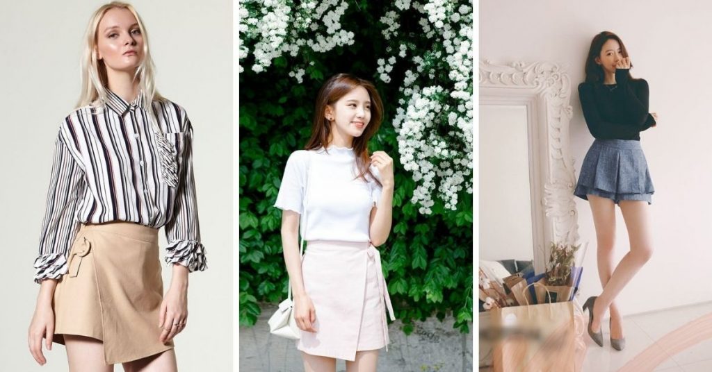 cach phoi do voi chan vay dua theo kieu dang va mau sac.6