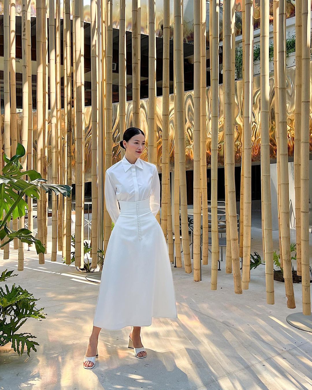 hoc cach phoi do voi vay trang sanh dieu.1