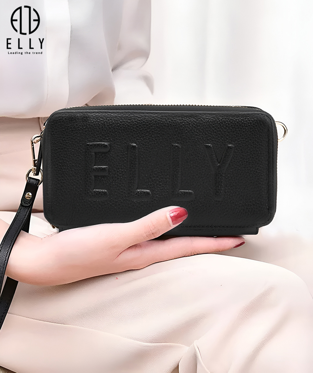 tui clutch nu cao cap da that elly ec64 8 3